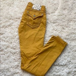 Miss Me Mustard Skinny Jeans